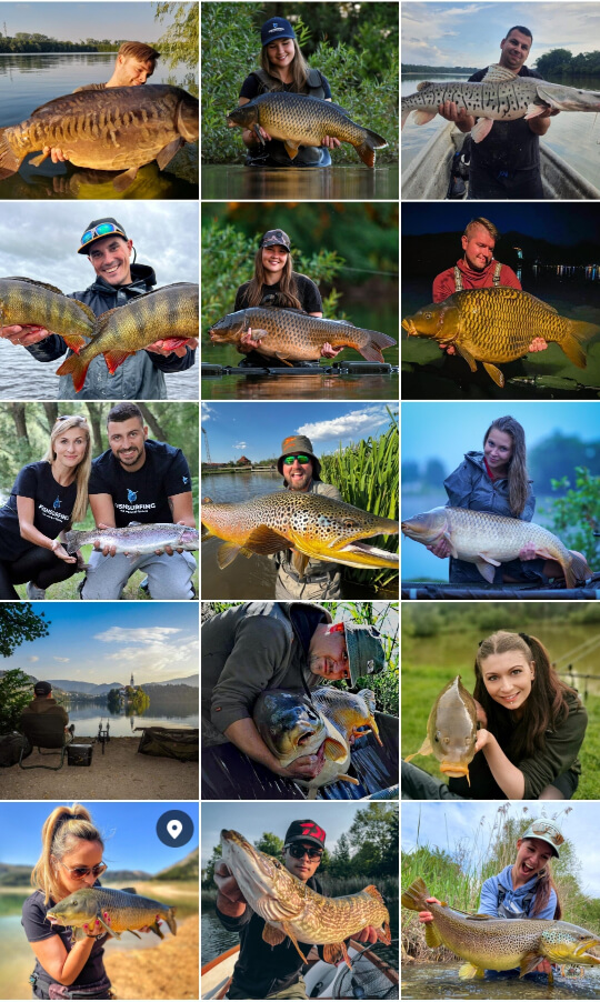 Gallery of the Fishsurfing app